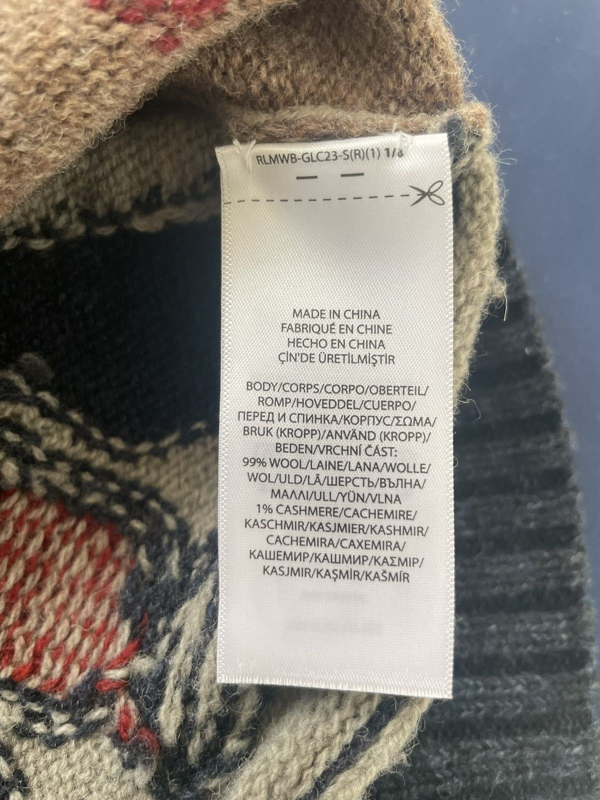 Polo Ralph Lauren Polo Ralph Lauren Patchwork Wool Sweater XS Size US XS / EU 42 / 0 - 14 Thumbnail
