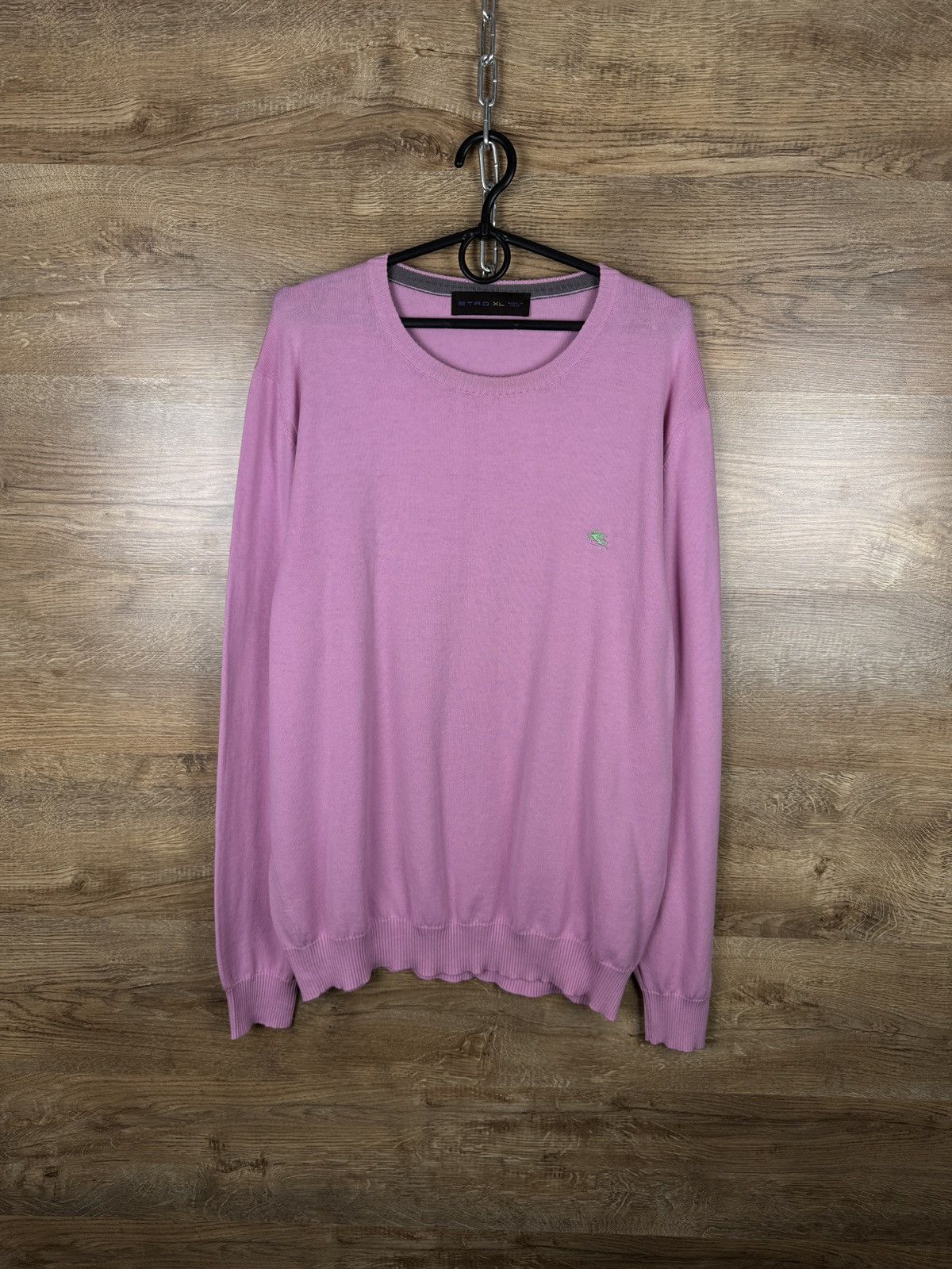 Etro Mens Vintage Etro milan luxury sweater knitwear sweatshirt Size US XL / EU 56 / 4 - 1 Thumbnail