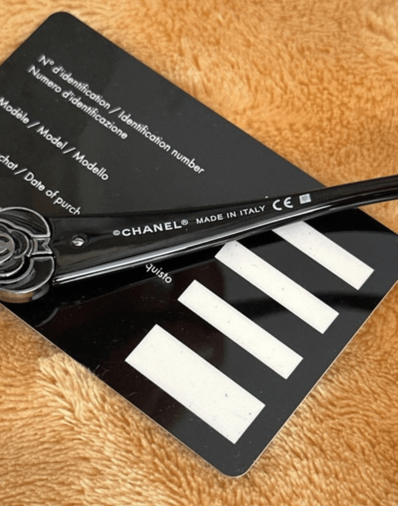 Chanel CHANEL Sunglasses 4164 B Rimless Rhinestone 4017 Shields Size ONE SIZE - 5 Thumbnail