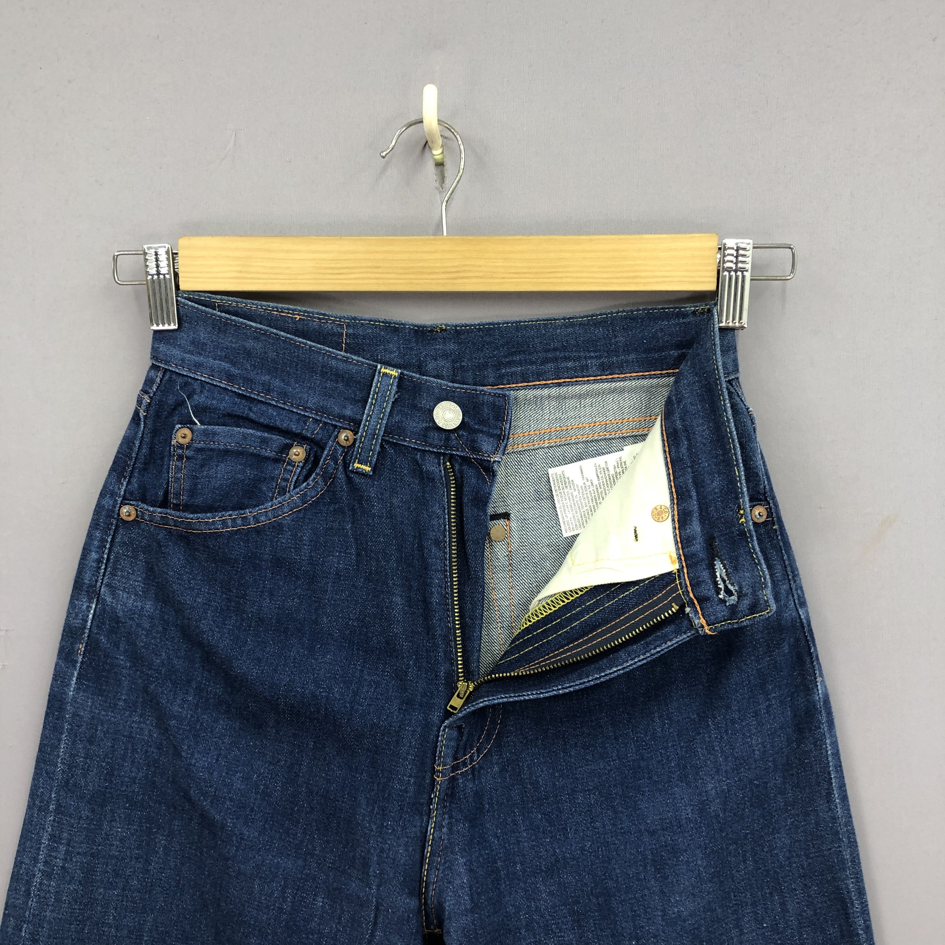 Levi's Vintage Levis 701 Selvedge Jeans Levi's Redline Denim Size 24" / US 00 / IT 34 - 7 Thumbnail