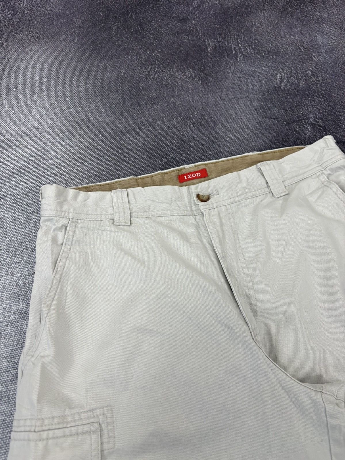 Izod Vintage IZOD 2000s Y2K Hype Utility Military Cargo Shorts Size US 32 / EU 48 - 7 Thumbnail