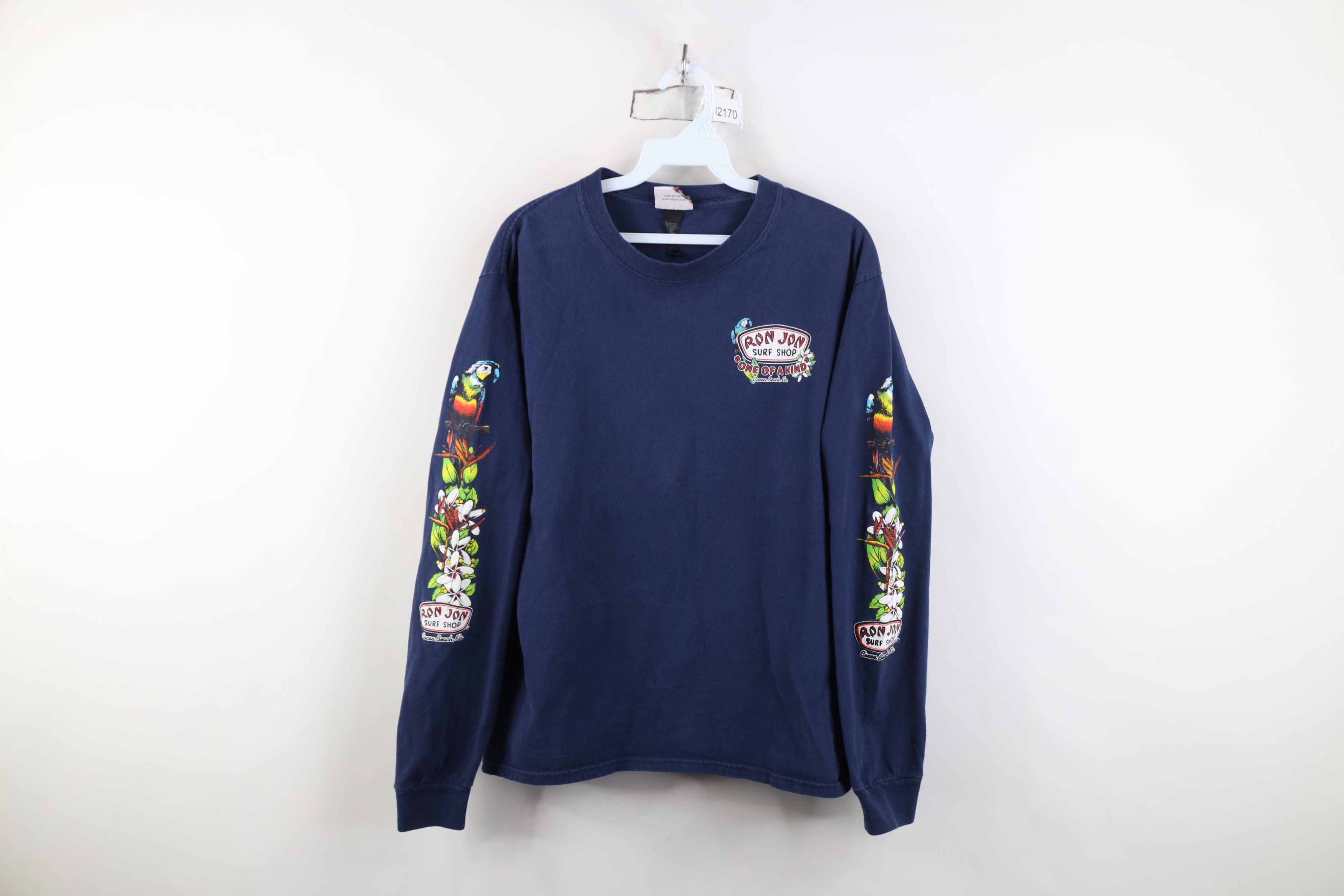 Vintage Vintage Ron Jon Surf Shop Spell Out Surf Long Sleeve T-Shirt Size US M / EU 48-50 / 2 - 1 Thumbnail