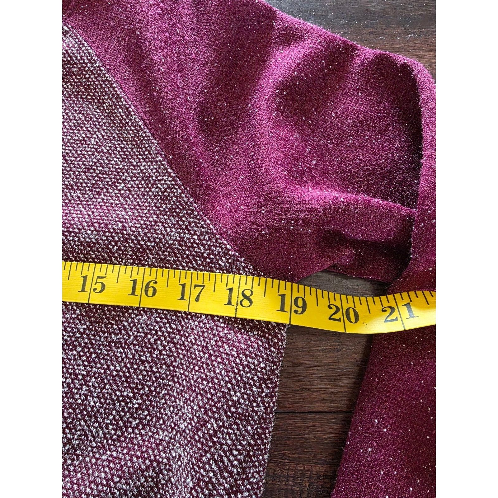 Other Women's Size Medium NY & C Maroon Sweater Dress Casual New Y Size M / US 6-8 / IT 42-44 - 4 Thumbnail