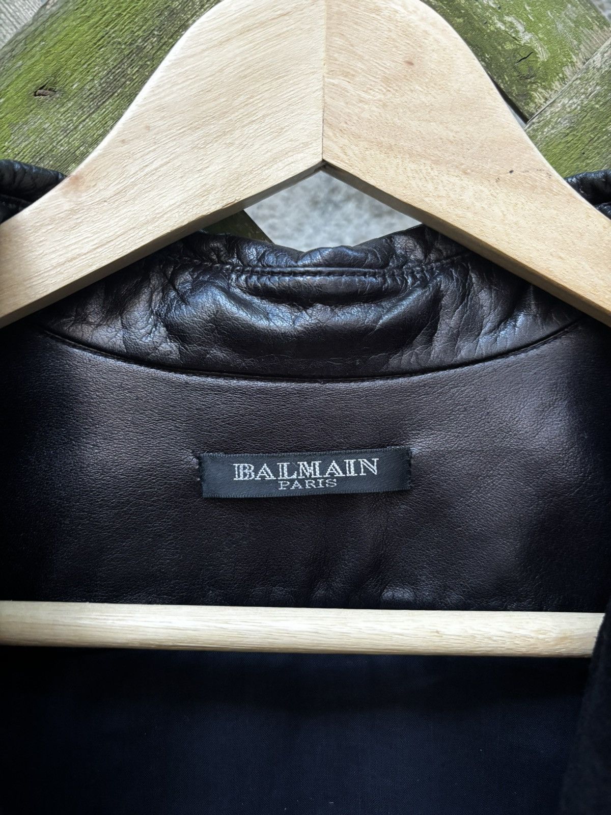 Balmain Balmain SS10 Hand Painted Studded Leather Shirt Size US S / EU 44-46 / 1 - 12 Thumbnail