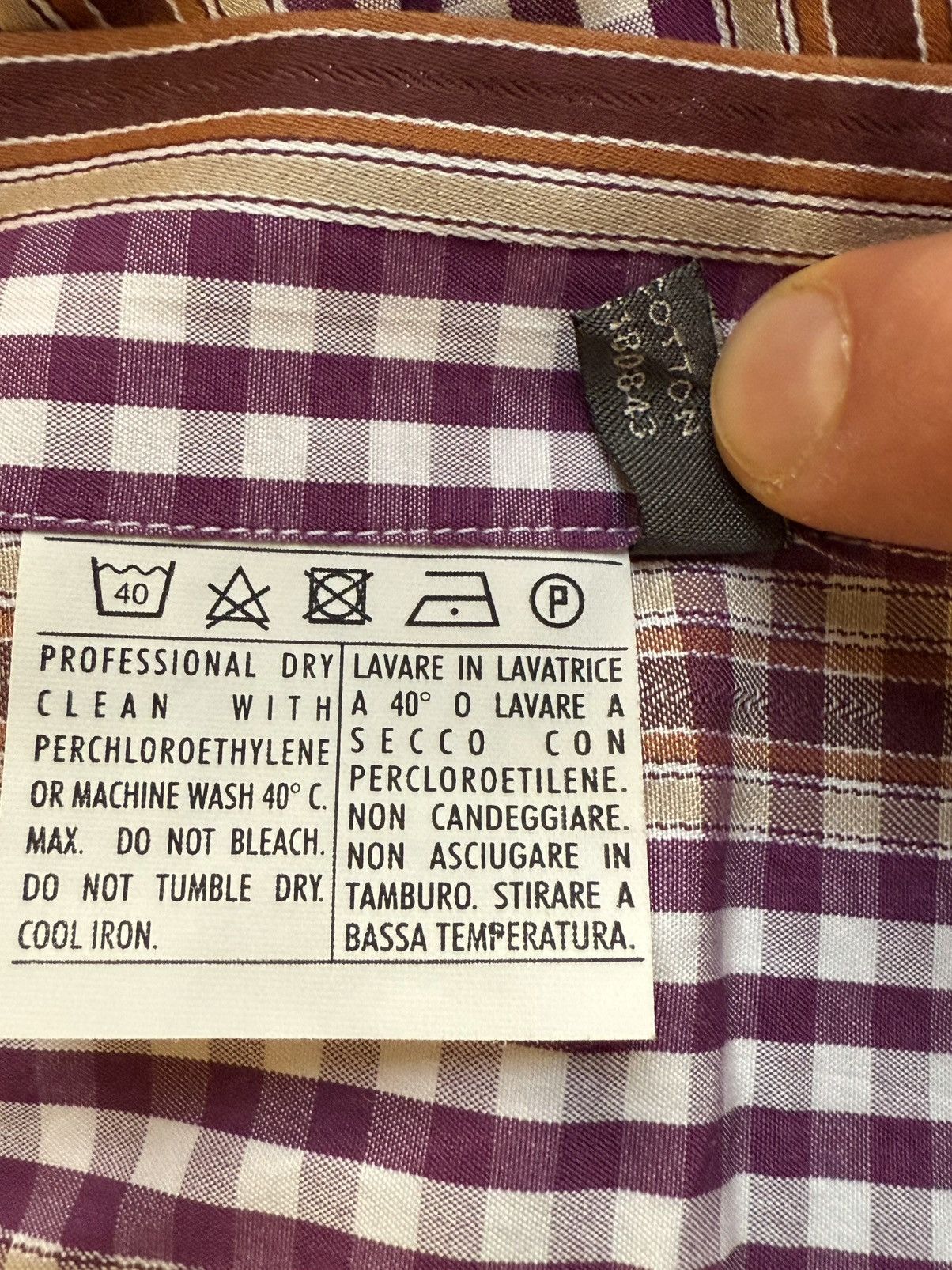Salvatore Ferragamo Ferragamo LS shirt multi color M Size US M / EU 48-50 / 2 - 7 Thumbnail