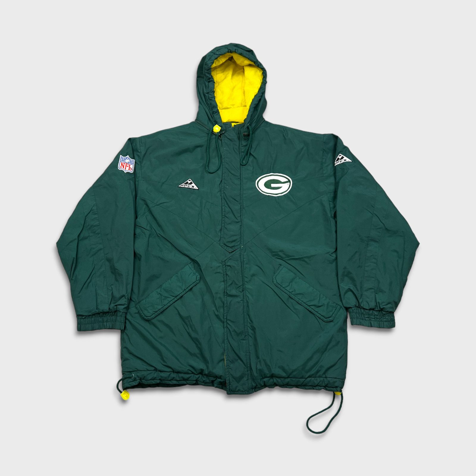 Vintage 90s starter Jacket nfl Green Bay packers popular football size medium