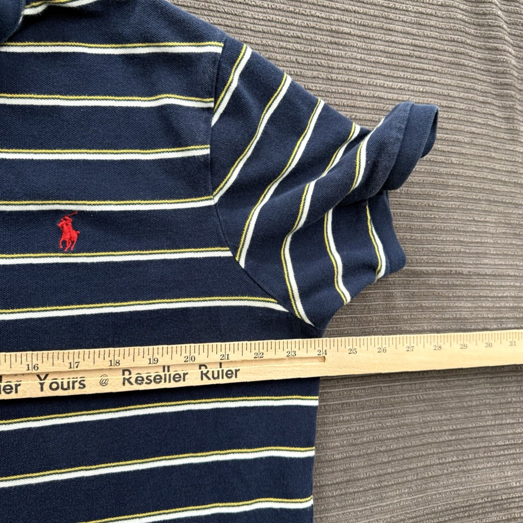 Ralph Lauren Ralph Lauren Polo Shirt Men 2XL Striped Cotton Preppy Casual Polo Shirt Long Sleeve? Size US XXL / EU 58 / 5 - 4 Thumbnail
