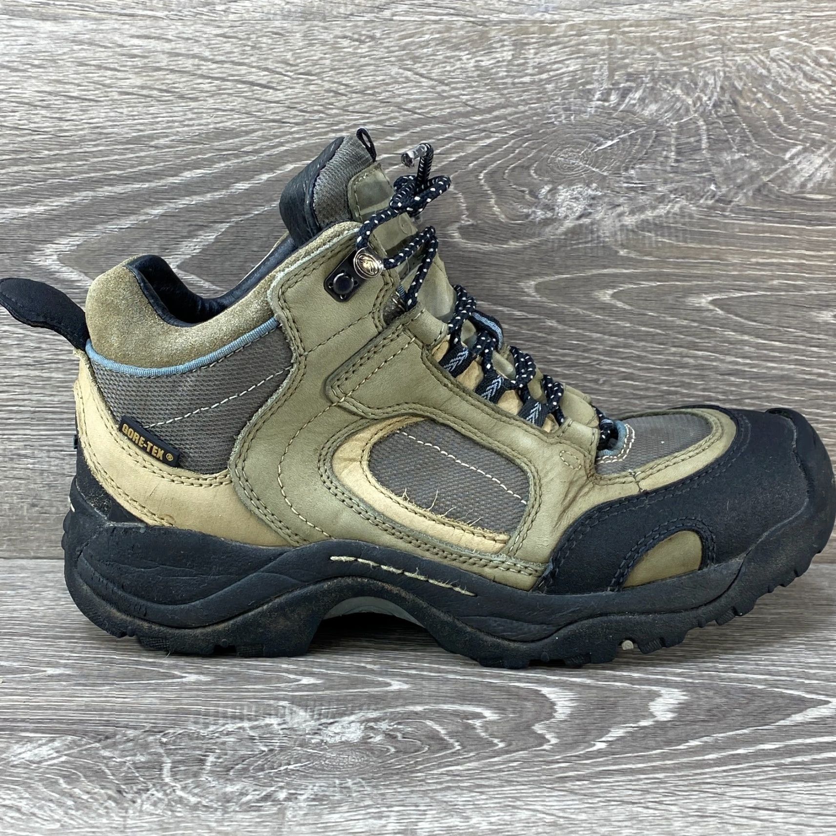 Danner Danner Agitator 45 45108 GTX Gore-Tex Women New Brown Gray Black Leather Hiking Boot WMS 8.5 Size US 7 / IT 37 - 2 Thumbnail