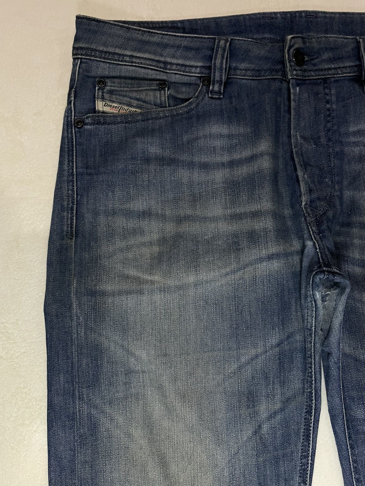 Diesel Vintage Mudwash Faded Regular Straight Dark Blue Jeans Size US 36 / EU 52 - 5 Thumbnail