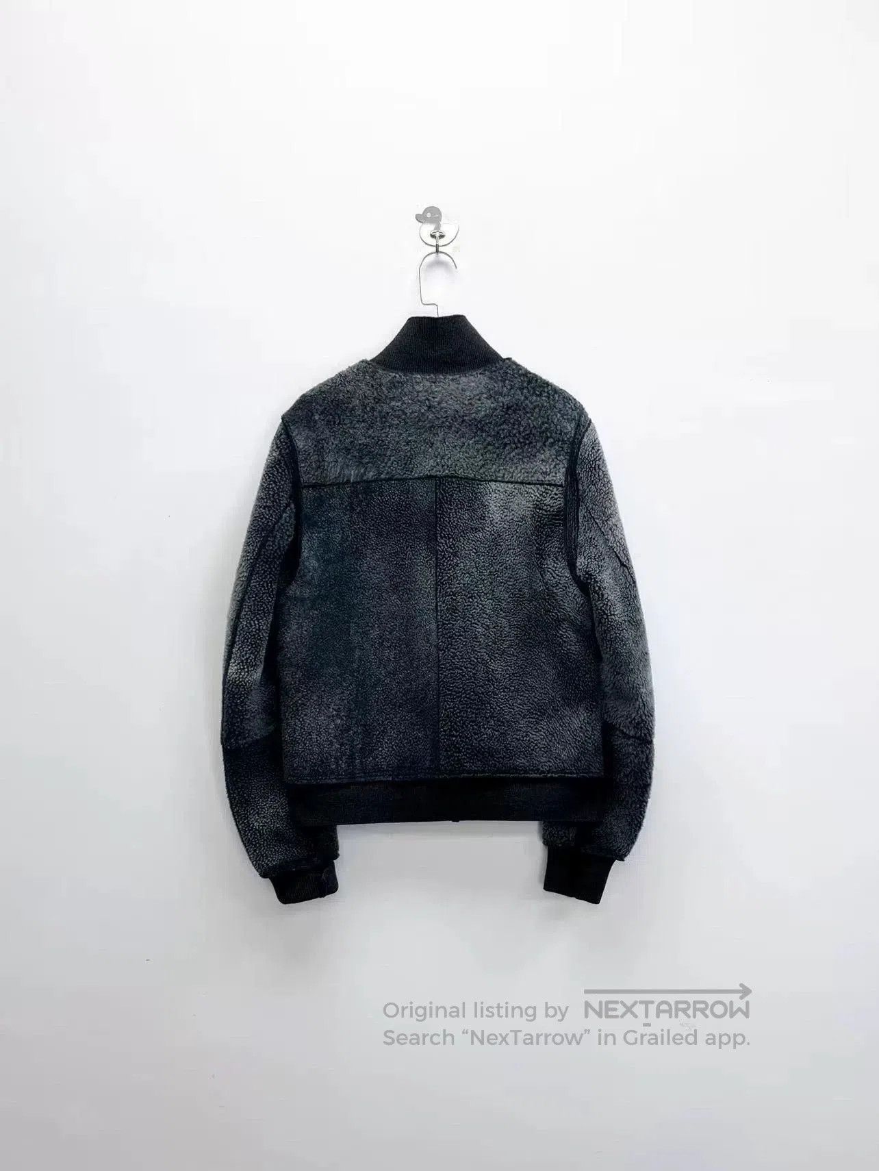 Lanvin lanvin black gray leather flight jacket. Size US L / EU 52-54 / 3 - 2 Thumbnail
