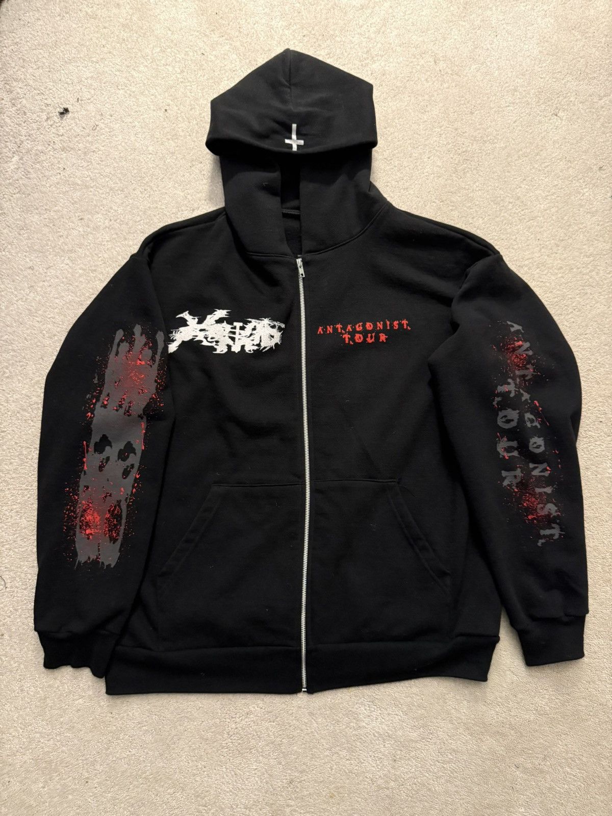Playboi Carti Playboi Cari Ken Carson Antagonist Tour Zip Up L Size US L / EU 52-54 / 3 - 1 Thumbnail