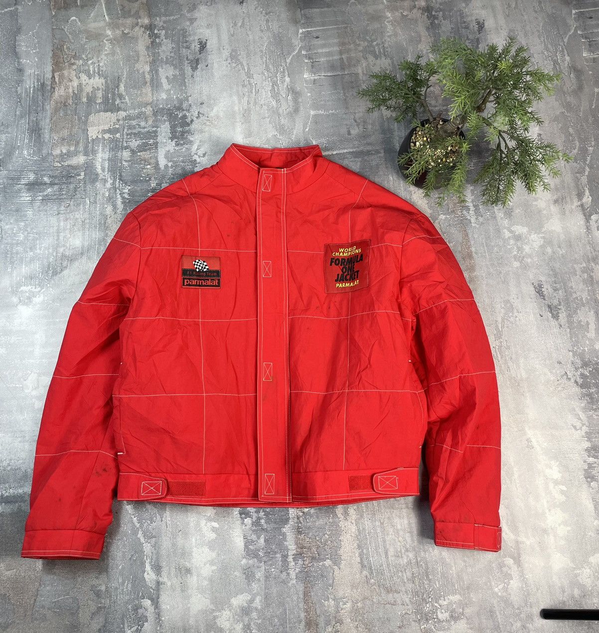 Vintage Vintage 80s Racing jacket Formula one Parmalat Japan style ...