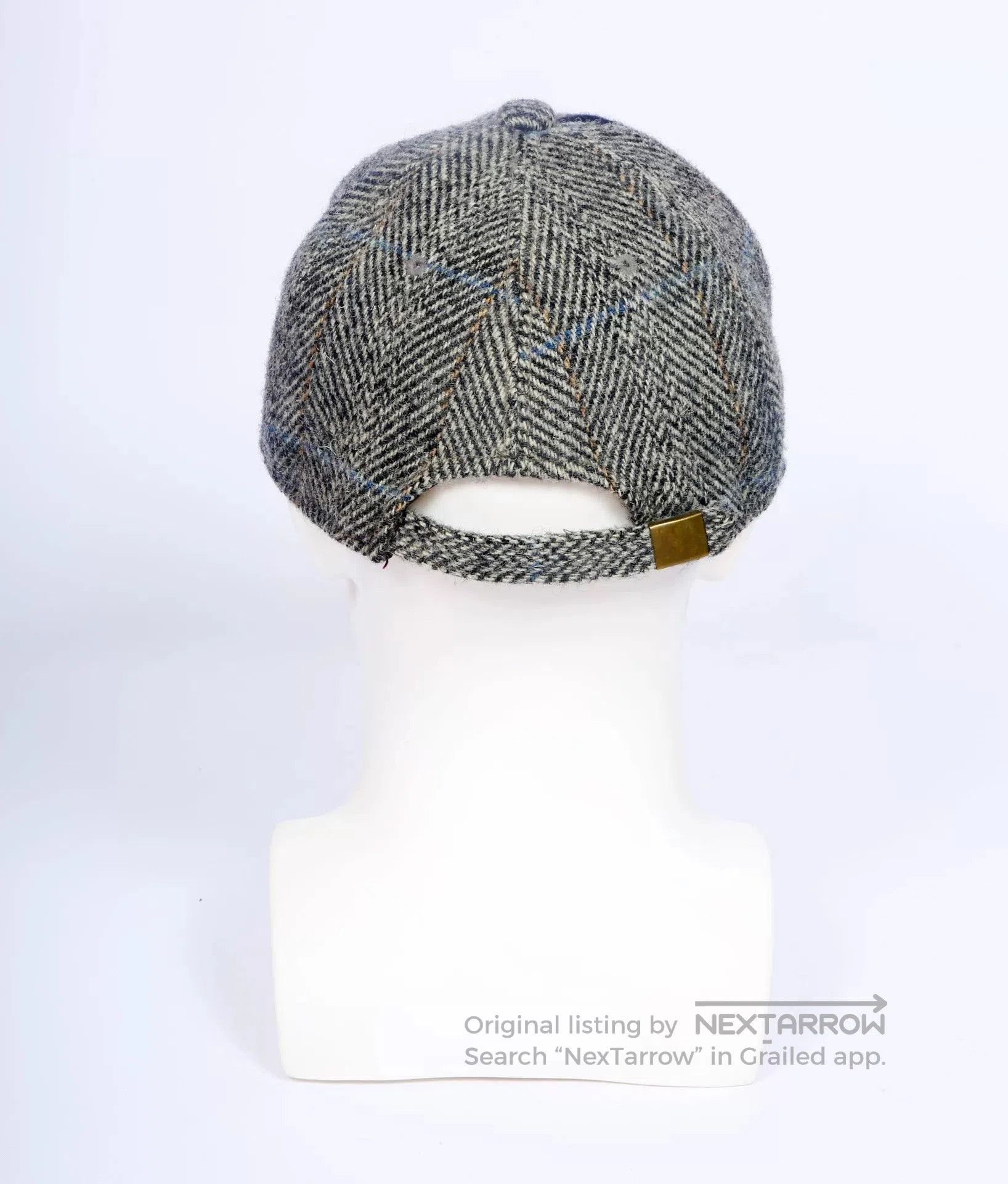 Vintage Christys' London Harris Tweed Wool Baseball Cap. Size ONE SIZE - 4 Thumbnail