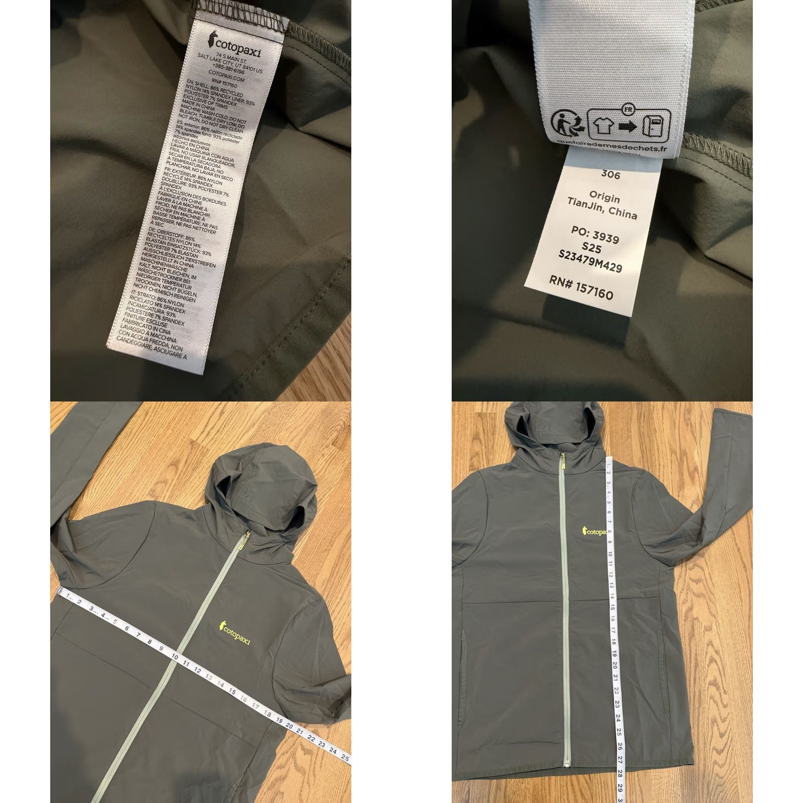 Cotopaxi Cotopaxi Vuelta Performance Windbreaker Jacket Men’s Size Small Full Zip Green Size US S / EU 44-46 / 1 - 8 Thumbnail