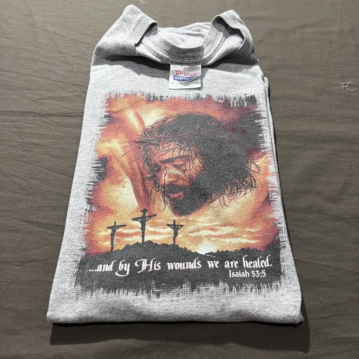 Vintage Y2K Jesus God Bible Holy Promo Tee XL