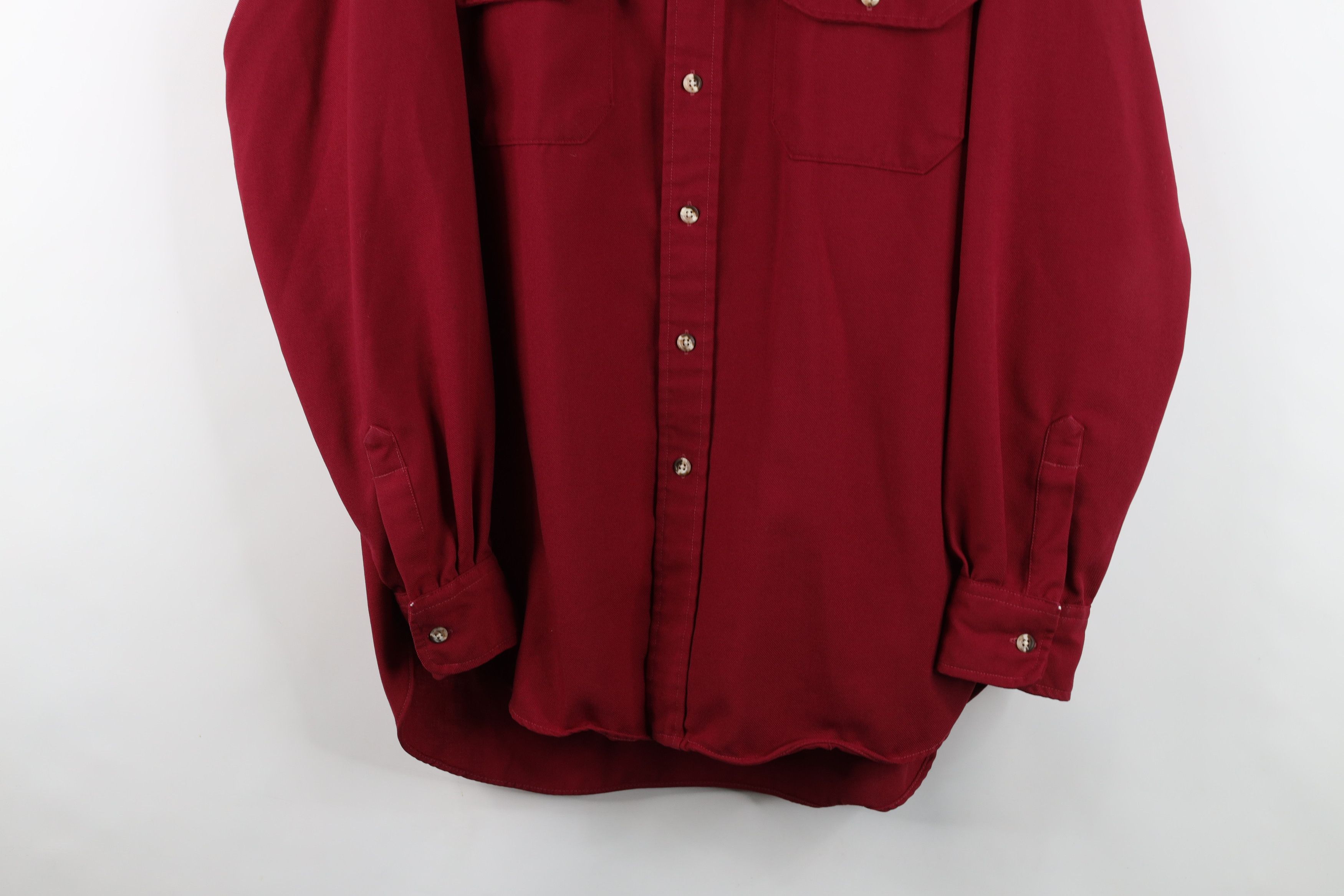 Cabelas Vintage 90s Cabelas Heavyweight Collared Button Shirt USA Size US L / EU 52-54 / 3 - 3 Thumbnail