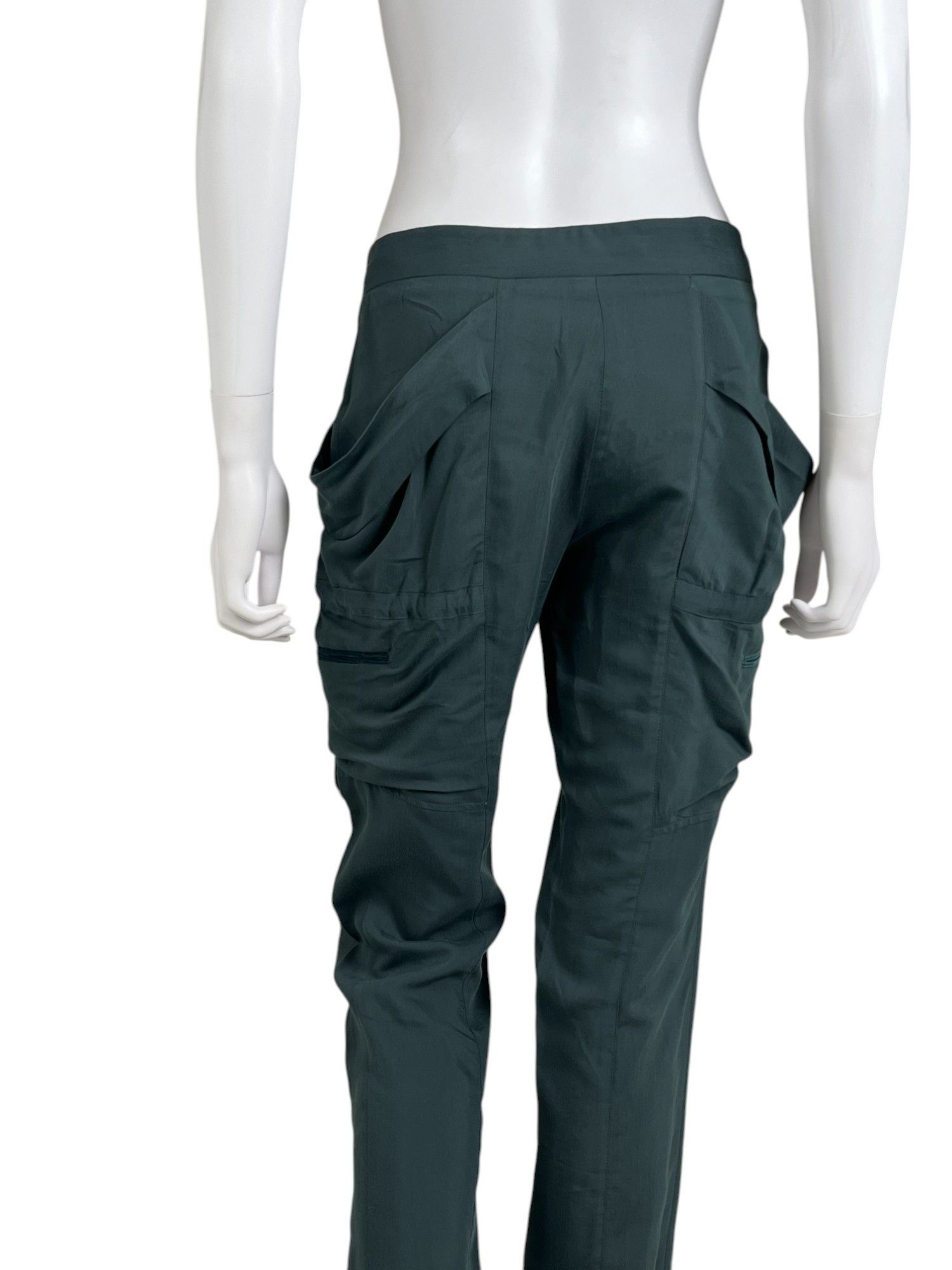 Roberto Cavalli F/W 2011 Viscosa Green Pants Size 27" / US 4 / IT 40 - 10 Thumbnail