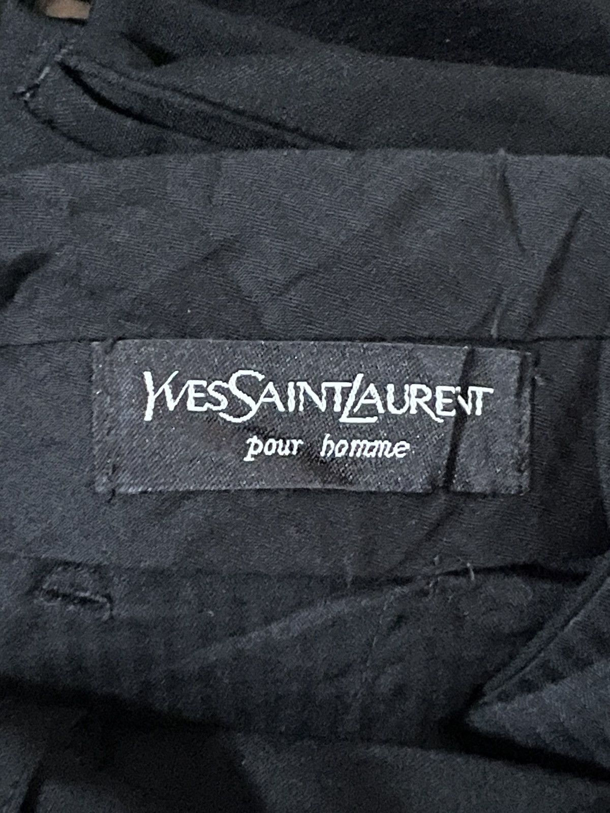 Yves Saint Laurent Yves Saint Laurent Pour Homme Black Pants Size US 28 / EU 44 - 8 Thumbnail