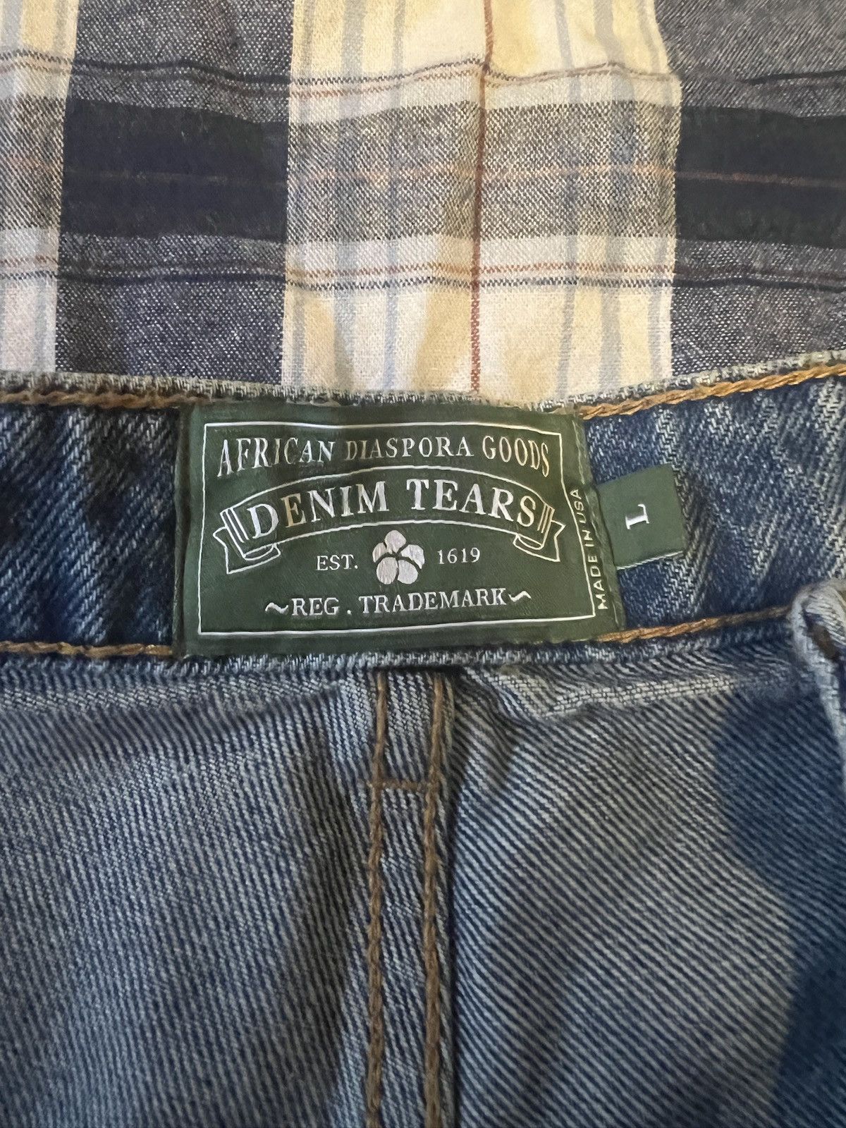 DENIM TEARS Denim Tears “Plan Denim Shorts” Size US 34 / EU 50 - 5 Thumbnail
