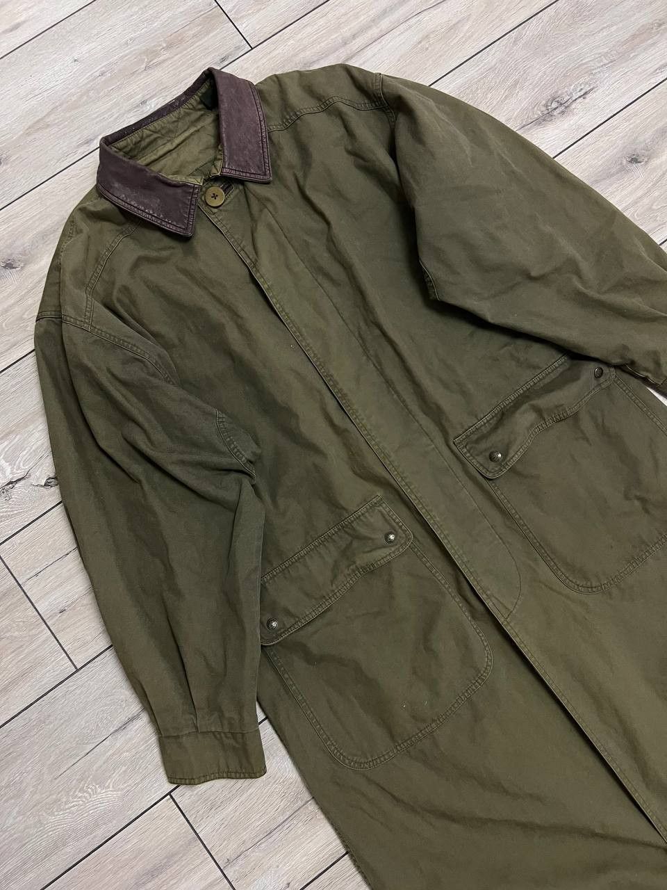 Timberland Timberland Vintage Trench Coat Jacket Khaki Military XL Size US XL / EU 56 / 4 - 7 Thumbnail