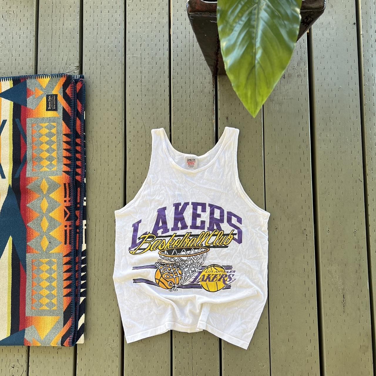 Nike × Vintage Vintage Lakers 90s Shirt Size US M / EU 48-50 / 2 - 2 Thumbnail