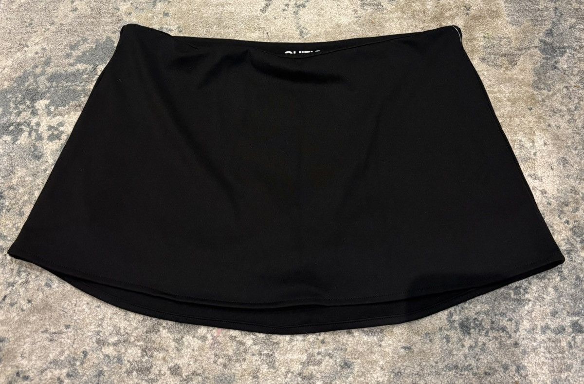 Guizio Guizio Micro Mini Stretch Skirt (sleek black) - Never Worn Size 25" / US 0 / IT 36 - 2 Thumbnail