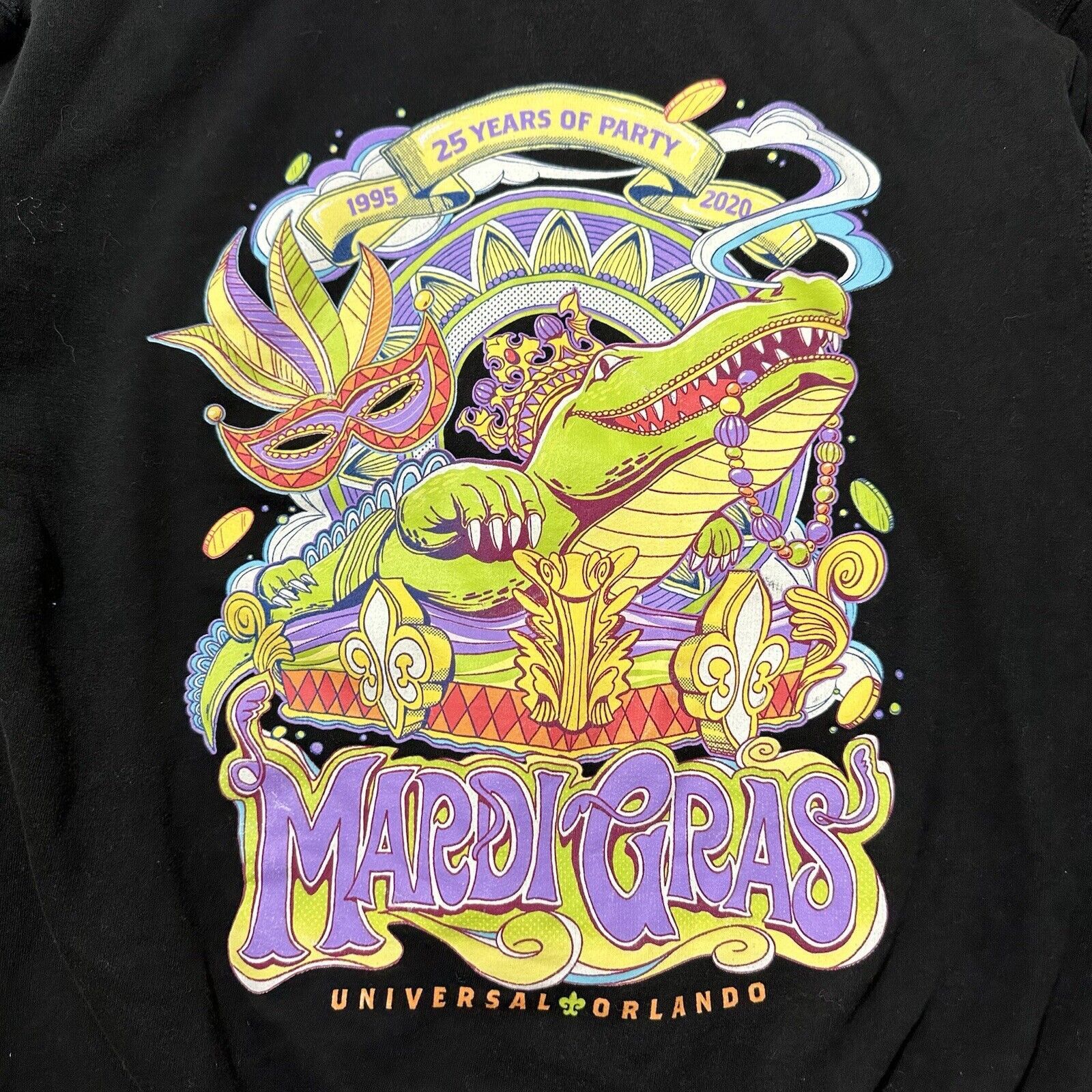 Universal Studios Universal Studios Medium Mardi Gras 25th Anniversary Hoodie Size US M / EU 48-50 / 2 - 12 Thumbnail