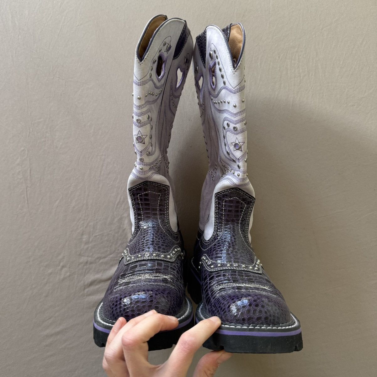 Ariat Ariat Fatbaby Gembaby Tall Buckaroo Cowboy Boots Size US 7 / IT 37 - 4 Thumbnail
