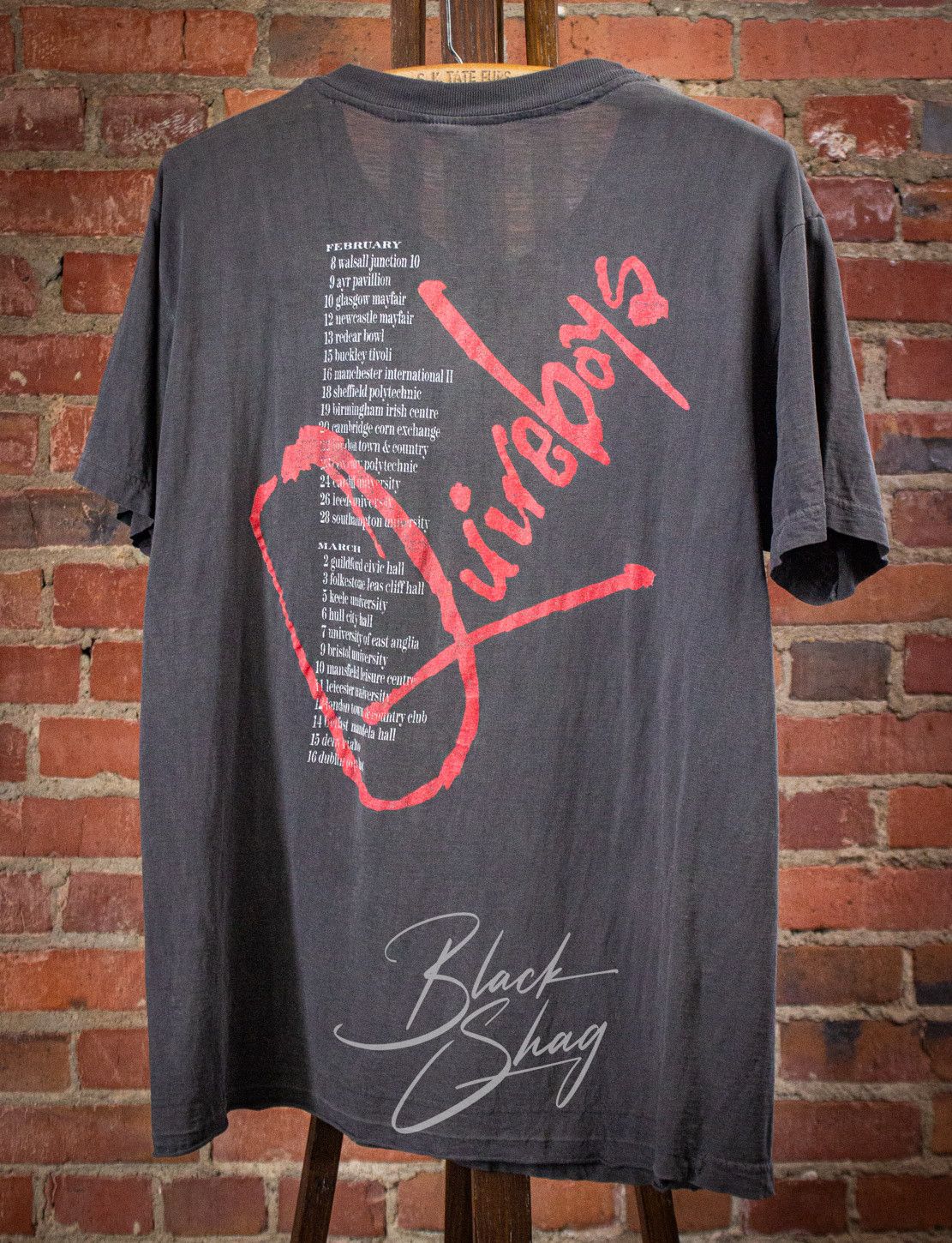 Band Tees Vintage London Quireboys Tour Concert T Shirt 1990 Size US L / EU 52-54 / 3 - 2 Thumbnail