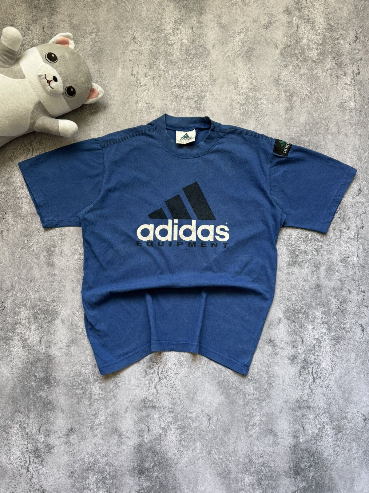 Adidas × Vintage Adidas Equipment t-shirt vintage 90s t-shirt Size US XL / EU 56 / 4 - 1 Thumbnail