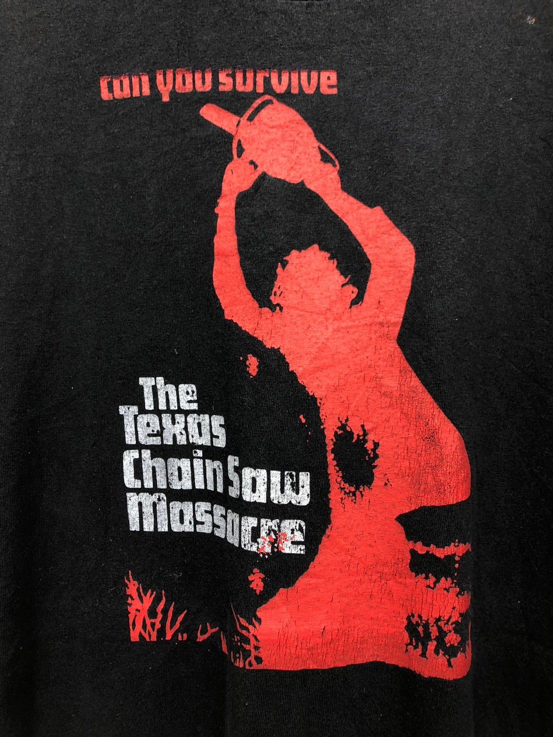 Expert Horror × Vintage Vintage The Texas Chainsaw Massacre Horror Movie Scary BN Size US L / EU 52-54 / 3 - 3 Thumbnail