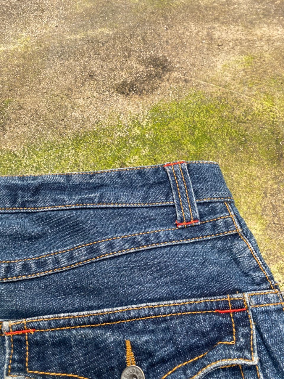 Purple Brand Vintage Purple & Yellow Distressed Denim Size US 32 / EU 48 - 14 Thumbnail