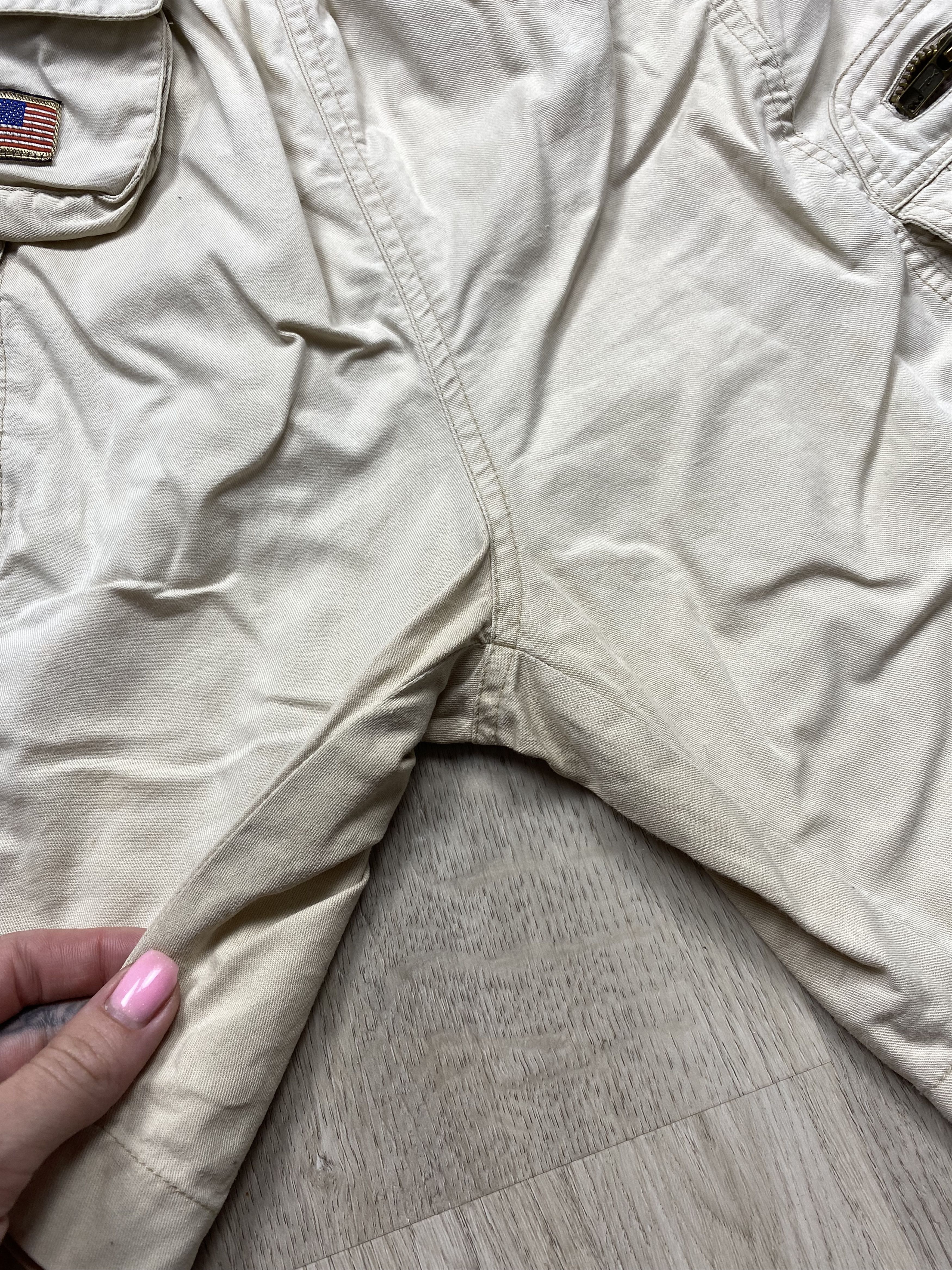 Vintage USA Dollar Vintage Mens Cargo Shorts Y2K Size US 30 / EU 46 - 5 Thumbnail