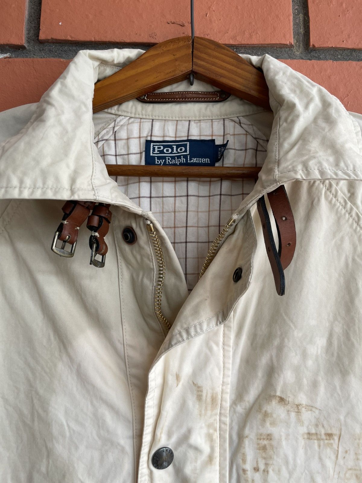 Polo Ralph Lauren × Ralph Lauren Vintage Polo Ralph Lauren Cotton Coat Jacket Trench Hunting Size US M / EU 48-50 / 2 - 7 Thumbnail