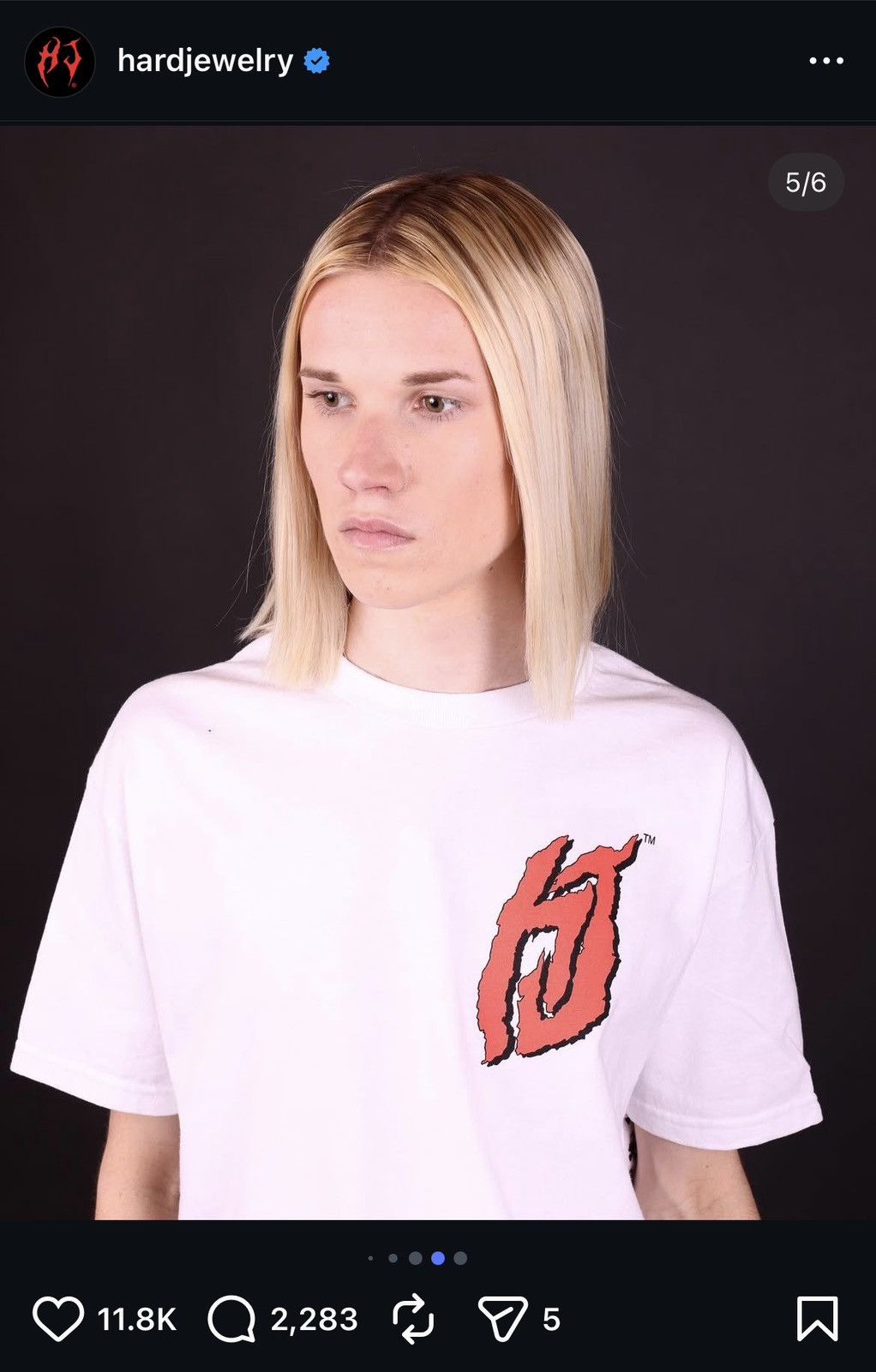 Other Hard Jewelry 6 Year Anniversary logo Tee Size US XXL / EU 58 / 5 - 4 Thumbnail