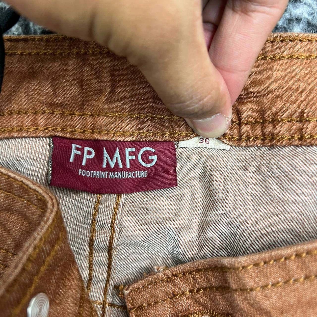 Other Footprint Manufacture Jeans Men 36x32 Straight Denim Pants Size US 36 / EU 52 - 3 Thumbnail