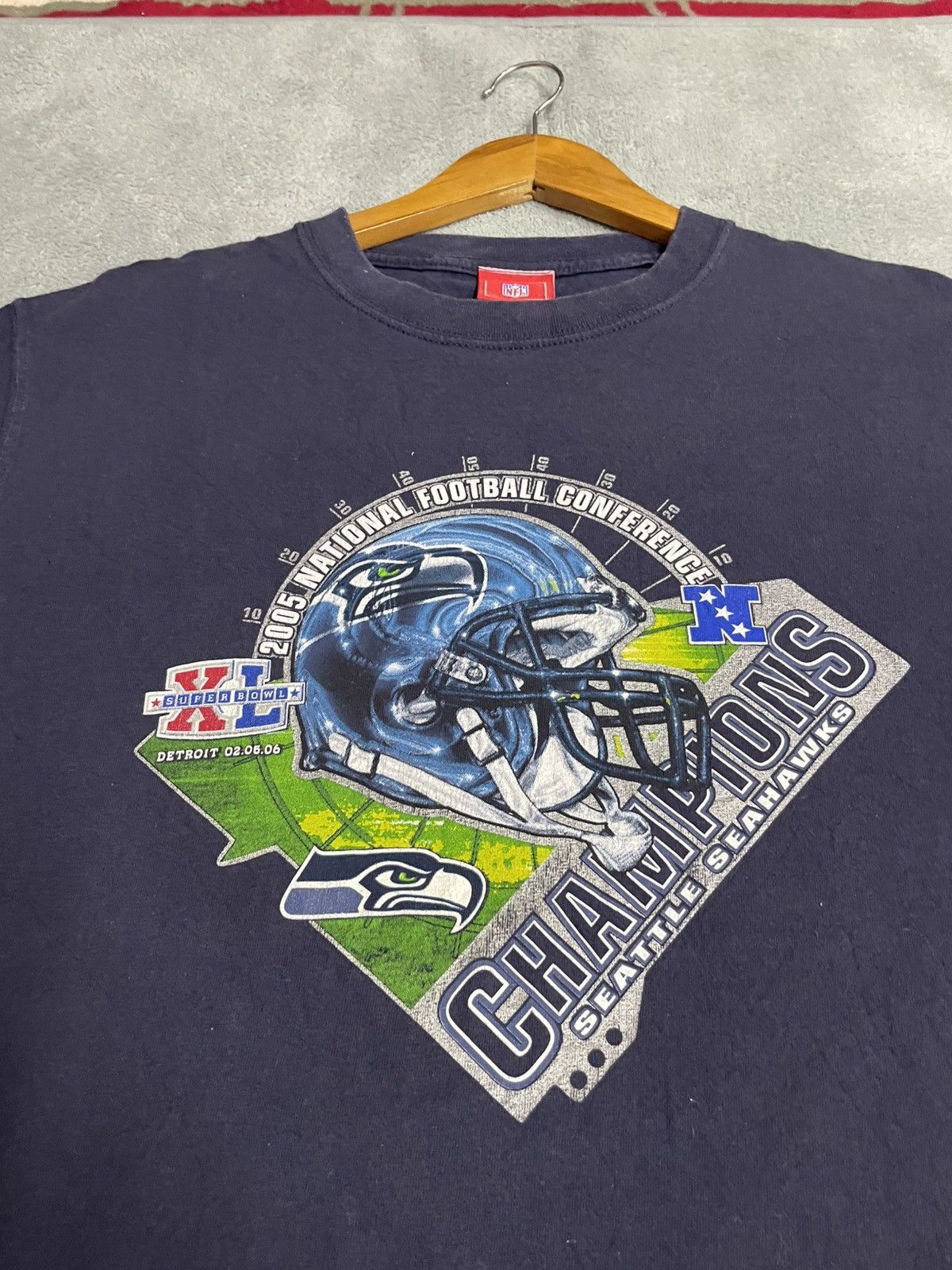 NFL NFL 2005 NATIONAL FOOTBALL CONFERENCE T SHIRT Size US M / EU 48-50 / 2 - 4 Thumbnail
