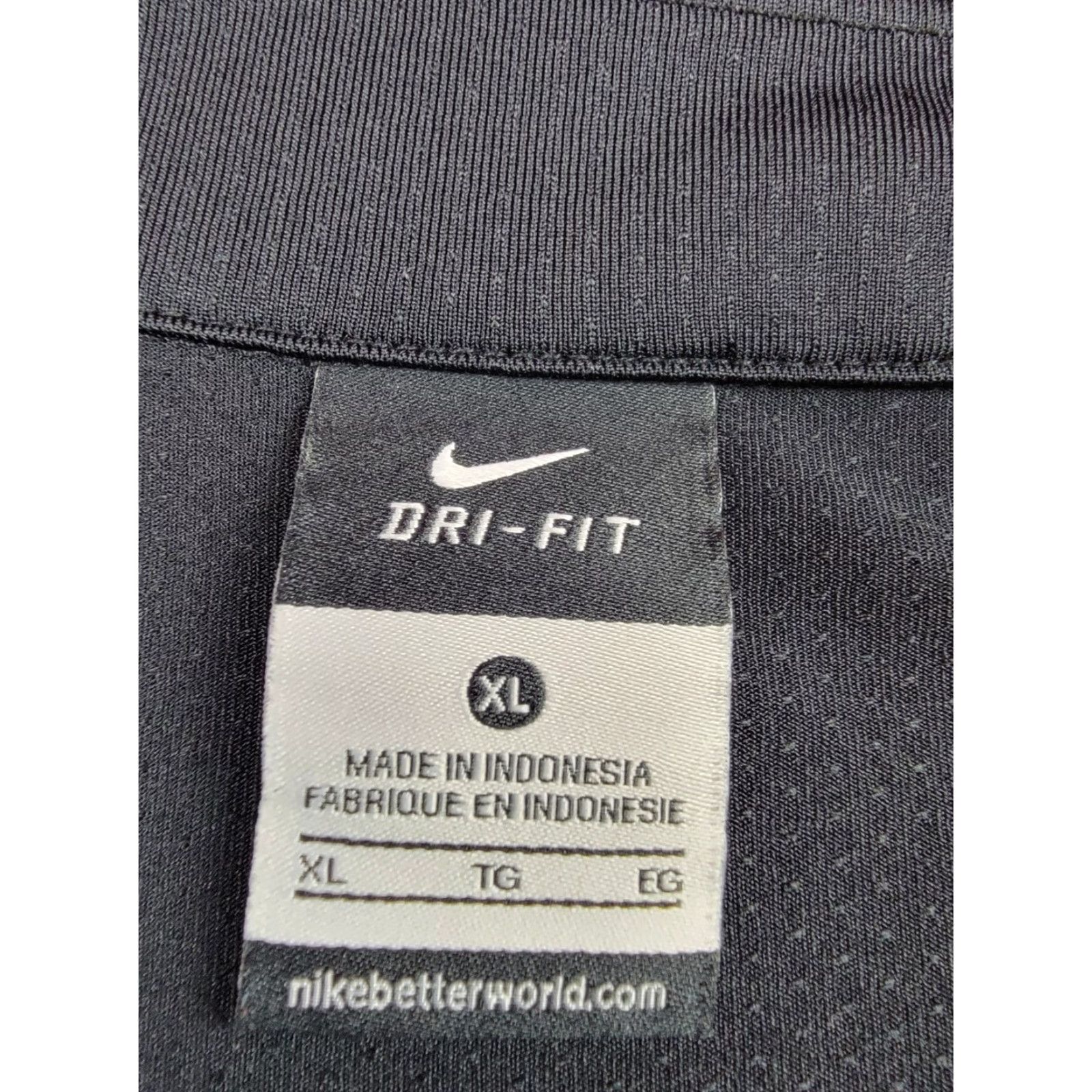 Nike Nike Dri-Fit Shirt Mens XL Black 1/4 Zip Pullover Long Sleeve Outdoor Activewear Size US XL / EU 56 / 4 - 5 Thumbnail