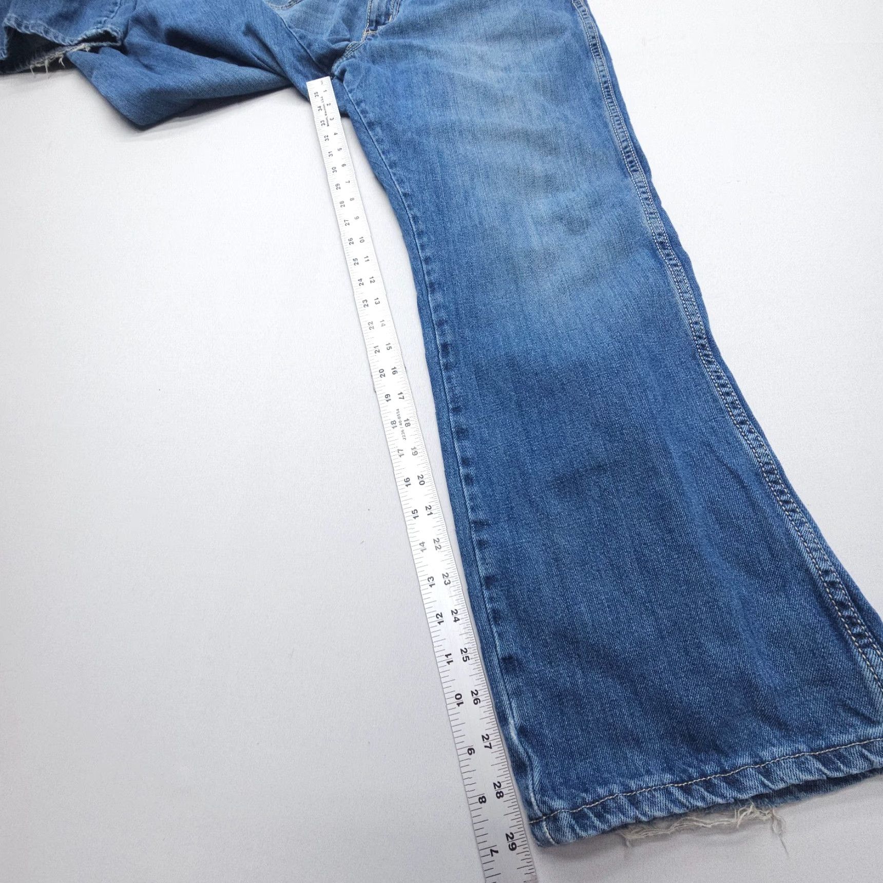 Wrangler Wrangler Retro Relaxed Boot Jeans Mens 34 x 29 Blue Measured Western Work Denim Size US 34 / EU 50 - 7 Thumbnail