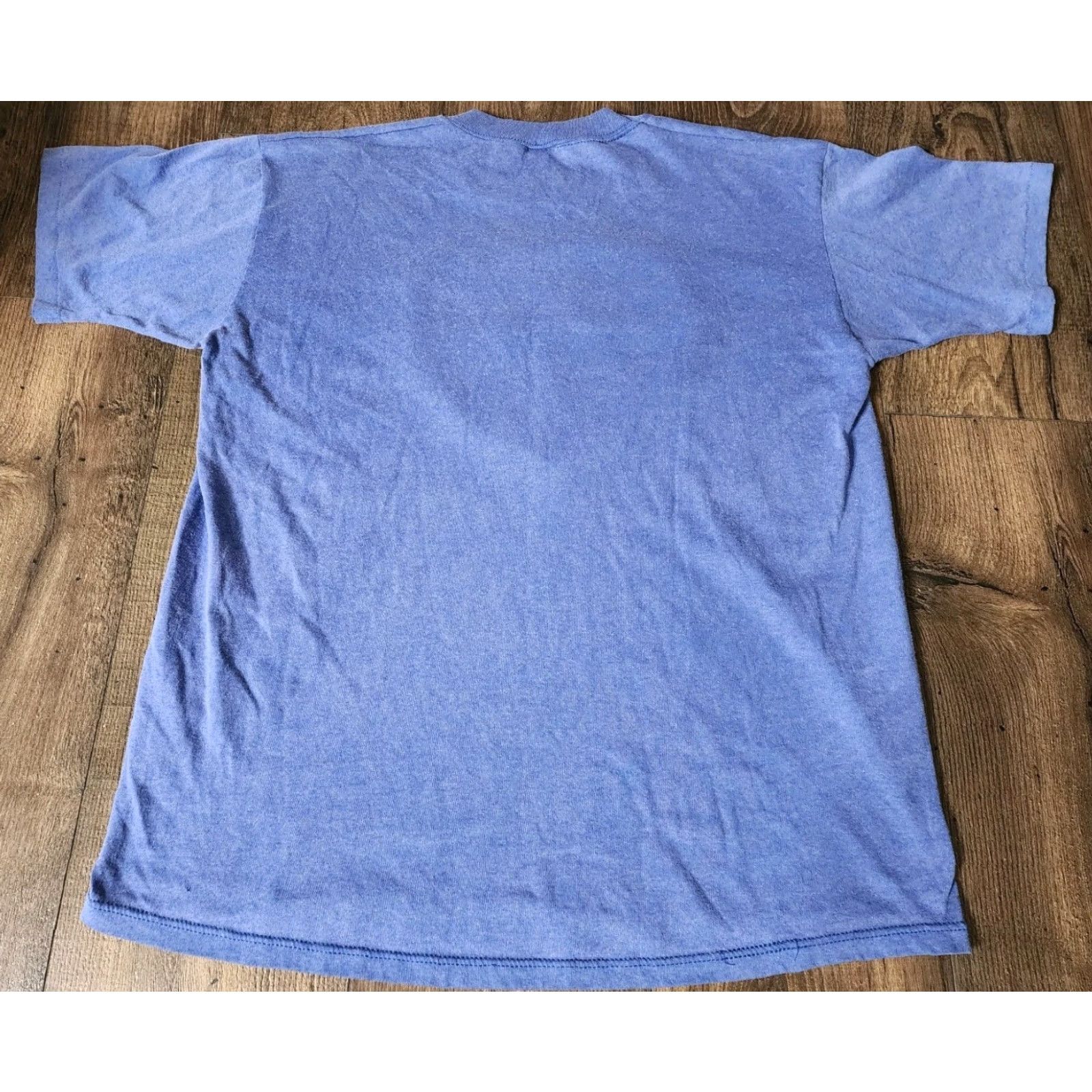 Jerzees VINTAGE Jerzees XL T-Shirt Unisex Adults Blue 50/50 Lace Heart Rabbit Easter 80s 90s USA Size XL / US 12-14 / IT 48-50 - 4 Thumbnail
