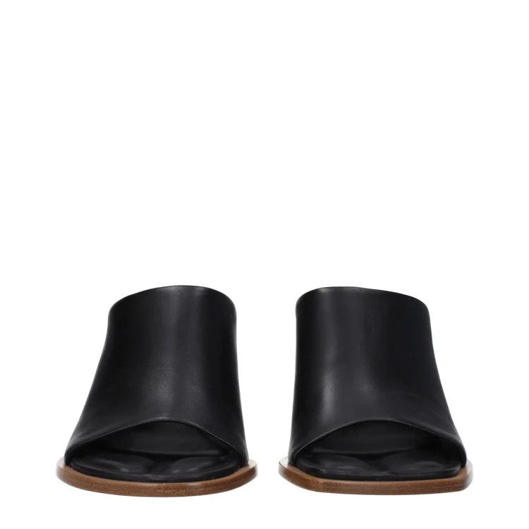 Jacquemus ob1o1e1124 Leather Sandals in Black Size US 6 / IT 36 - 3 Thumbnail