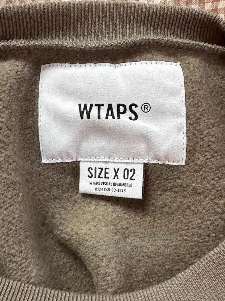 Wtaps Wtaps Sweatshirt Gray Green Size US M / EU 48-50 / 2 - 3 Thumbnail