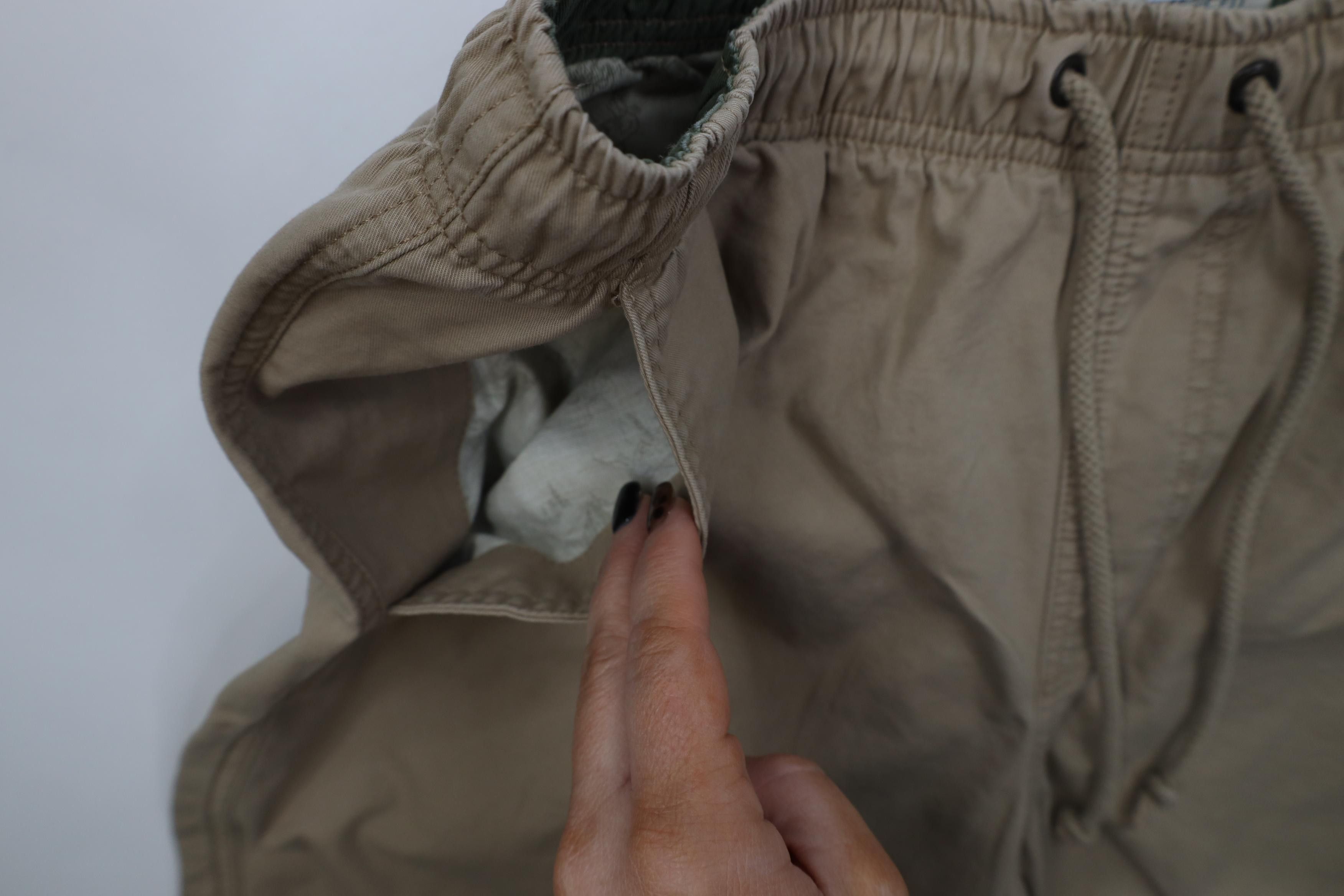 L.L. Bean Vintage 90s Y2K LL Bean Above Knee Shorts Beige Tan Cotton Size US 34 / EU 50 - 5 Thumbnail