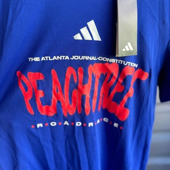 Adidas NWT ADIDAS ATLANTA PEACH TREE ROAD RACE EVENT T-SHIRT SZ MED Size US M / EU 48-50 / 2 - 2 Thumbnail