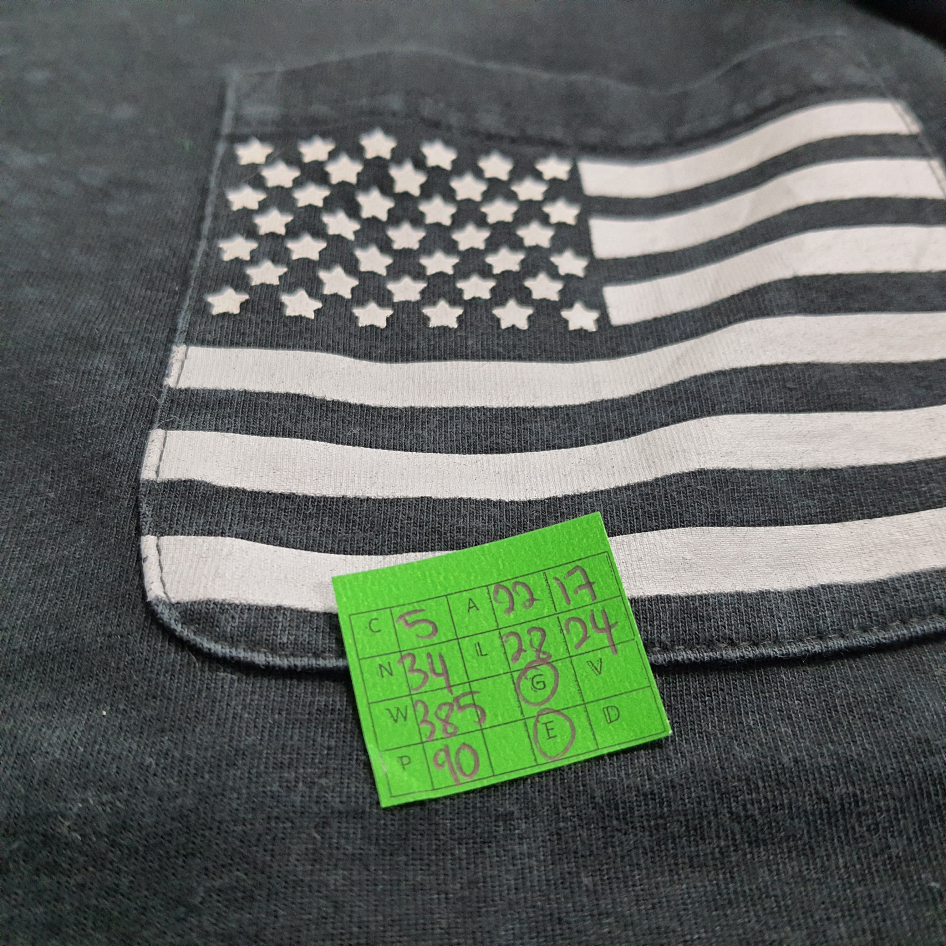 Beams Plus Vintage BEAMS Long Sleeve American Flag Pocket Tee Size US L / EU 52-54 / 3 - 11 Thumbnail
