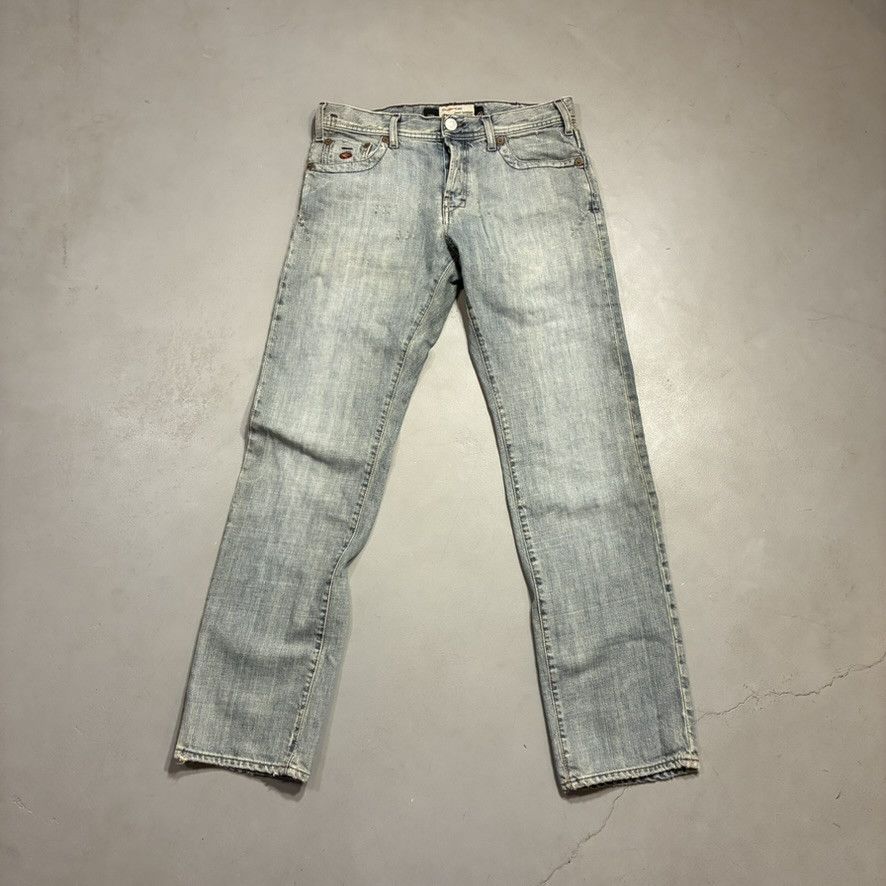 Energie Y2K Energie Distressed Slim Button-Fly Justin Jeans Italy Size US 33 - 2 Thumbnail