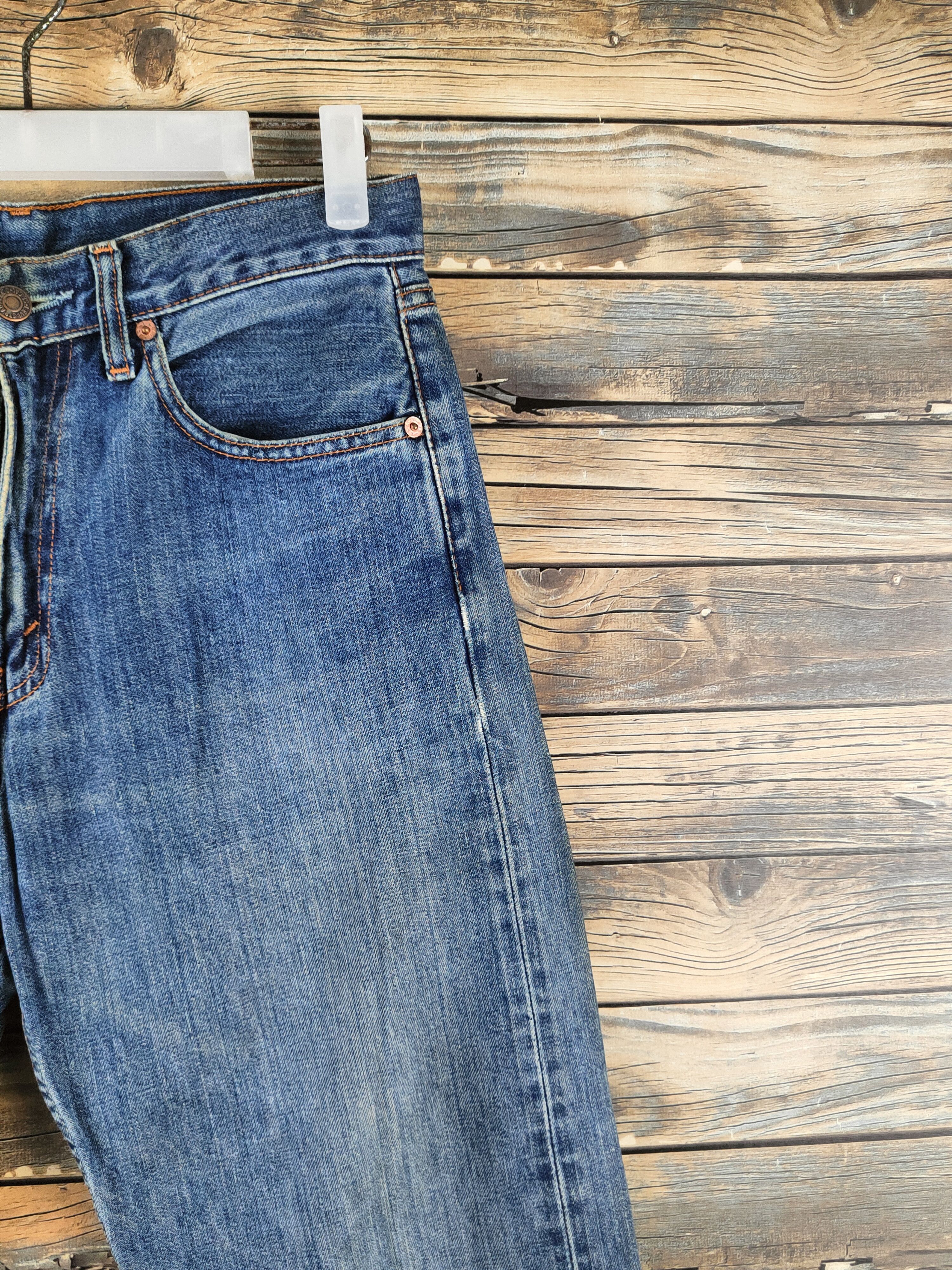 Levi's 512 Levi's Blue Distressed Ripped Jeans #S2808 Size US 28 / EU 44 - 5 Thumbnail