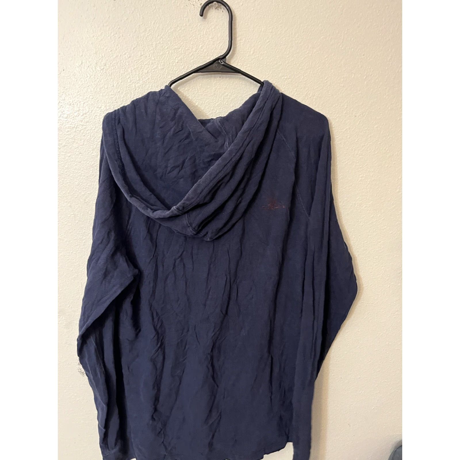 American Eagle Outfitters VINTAGE American Eagle Sweatshirt Hoodie Mens XL Knit Heathered Blue Henley Casual Size US XL / EU 56 / 4 - 2 Thumbnail