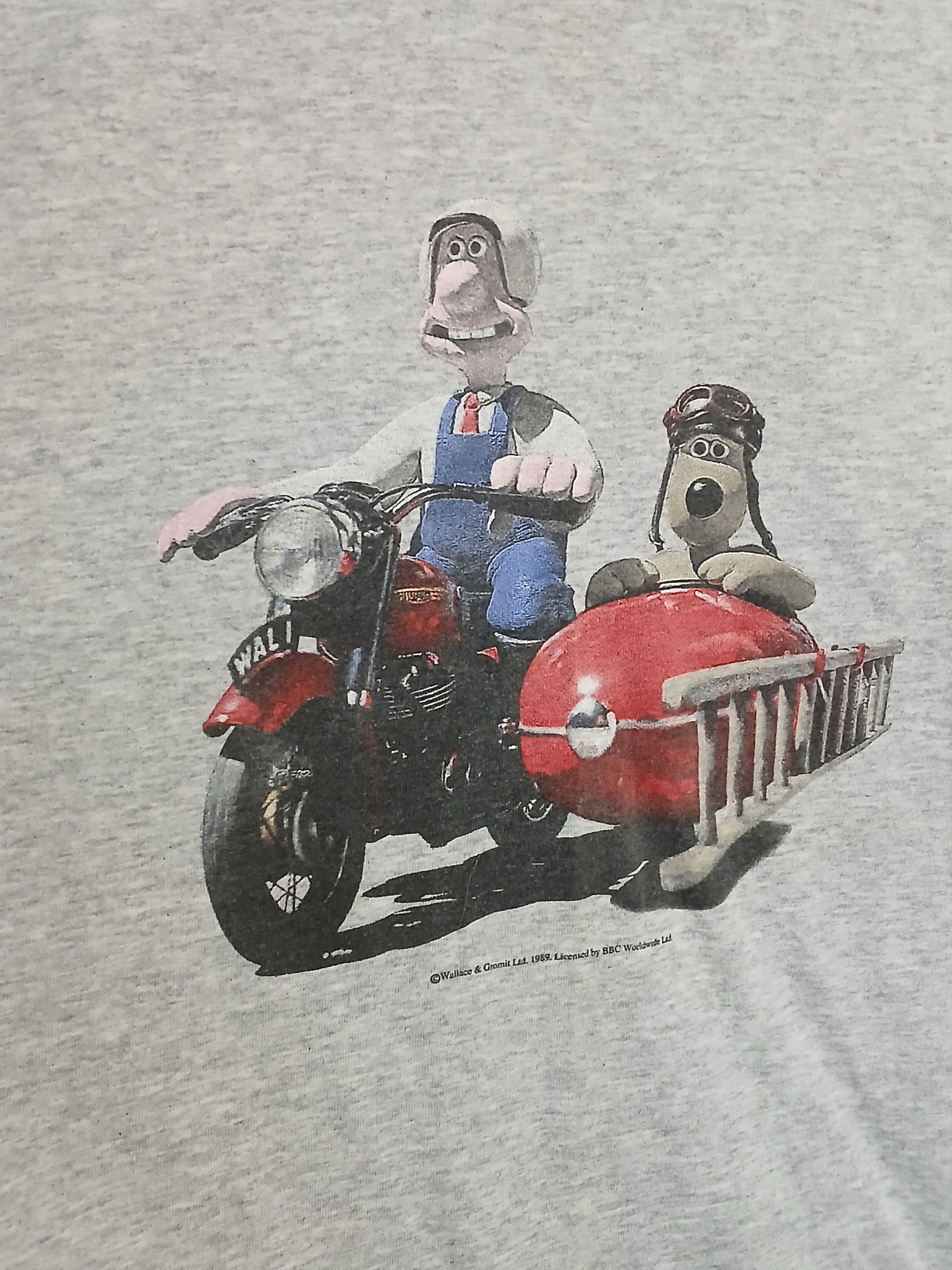Cartoon Network × Vintage Vintage Wallace And Gromit Single Stitch T-Shirt Size US XL / EU 56 / 4 - 3 Thumbnail