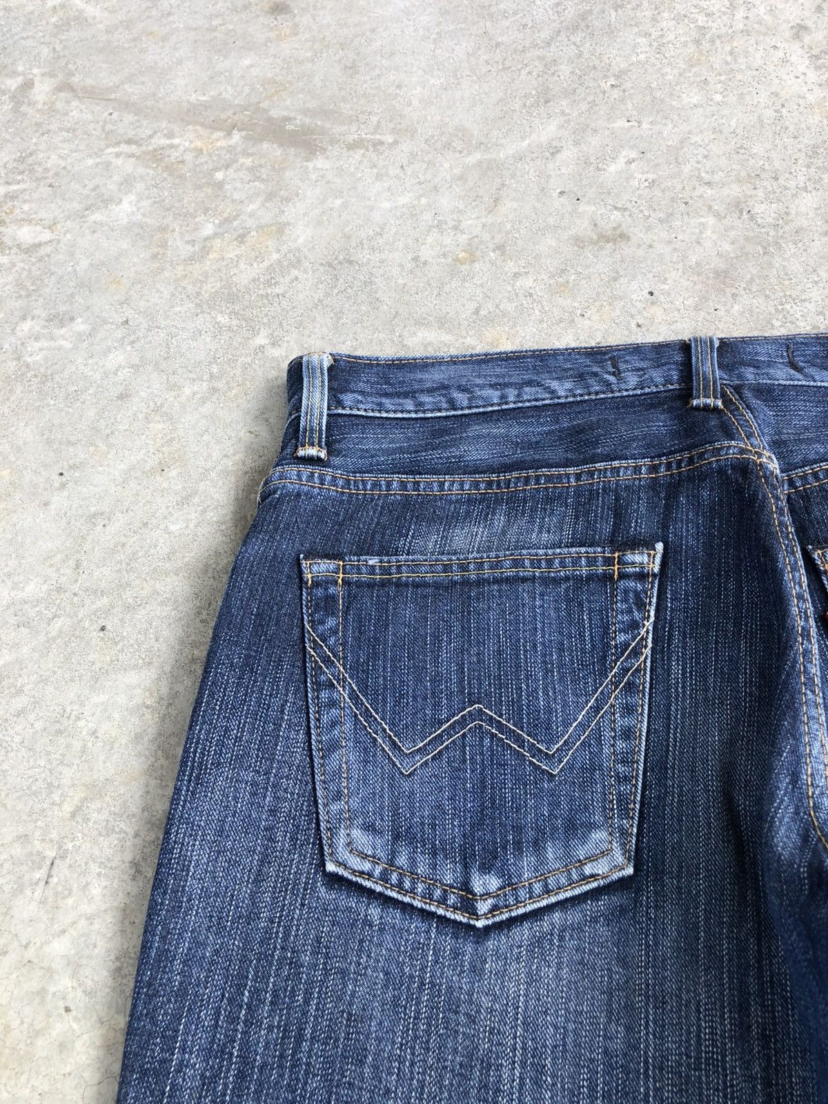 If Six Was Nine Japanese Edwin Exclusive Vintage Flared Jeans Distressed Size US 30 / EU 46 - 16 Thumbnail